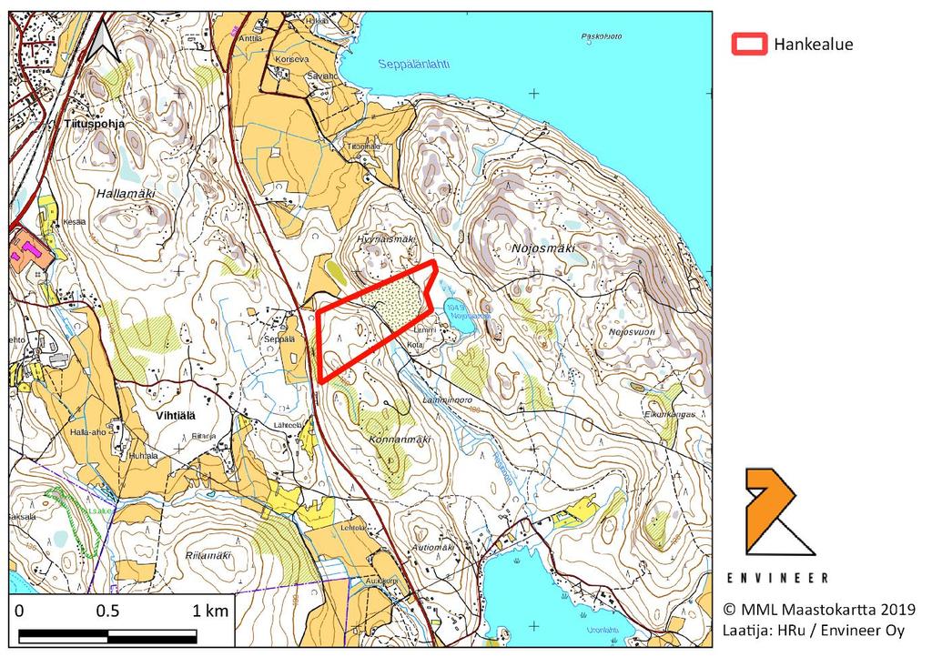 Laukaan Lamminmäen liito-oravaselvitys 1 JOHDANTO YIT Suomi Oy hakee lupaa maa-aineksen ottoon Laukaassa sijaitsevalla kiinteistöllään (kiinteistötunnus 410-406-8-212) noin 8 km etäisyydellä