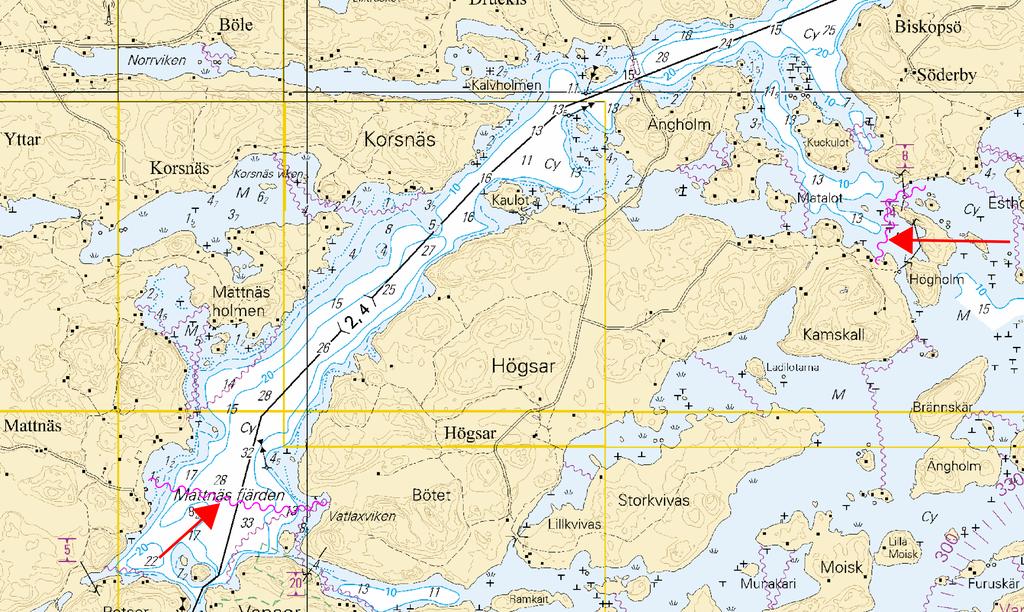 Saaristomeri/Skärgårdshavet/Archipelago Sea *278 /2018 (2018-09-20) Suomi. Saaristomeri. Parainen. Nauvo. Högsar. Kaapelit ja johdot Finland. Skärgårdshavet. Pargas. Nagu. Högsar. Kablar och rörledningar Finland.
