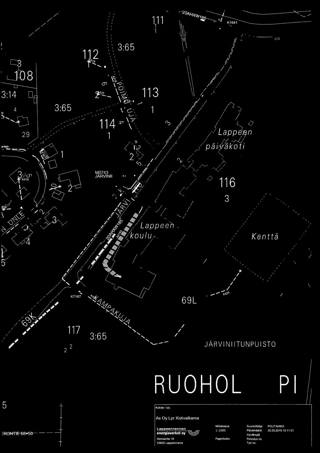 , ~~-~> ' / / \v~~/ \ /)~ 'v "" Kenttä \ ~- \ \ \ \ \ I ' I \ I I \ \ I / / / 117 3:65 2 2 JÄRVI N I ITUNPU I STO 5 Kohde/ sis.