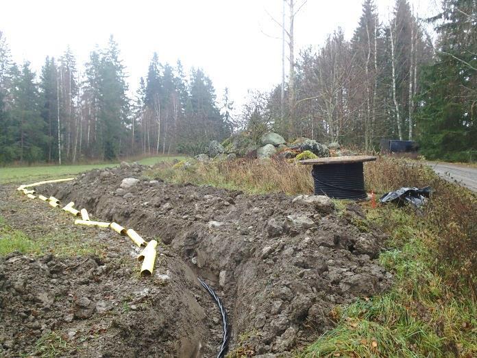 itäisen osan ympäristössä Niemenpääntien varressa vasemmassa kuvassa