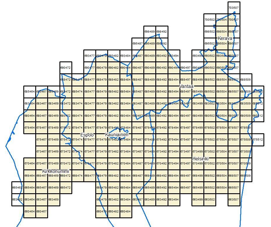 1. TEHTÄVÄN MÄÄRITTELY JA LÄHTÖAINEISTOT Blom Kartta Oy:n (jatkossa tulkitsija) tehtävänä oli tuottaa Helsingin seudun ympäristöpalvelut kuntayhtymälle (jatkossa HSY, tilaaja) sekä pääkaupunkiseudun