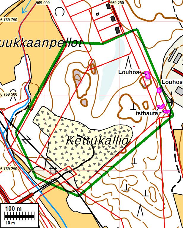 6 Muut kulttuuriperintökohteet Lappeenranta Pajarila Kettukallio 1 Mjtunnus: Status: Ajoitus: Laji: muu kulttuuriperintökohde (s) historiallinen, 2. ms.