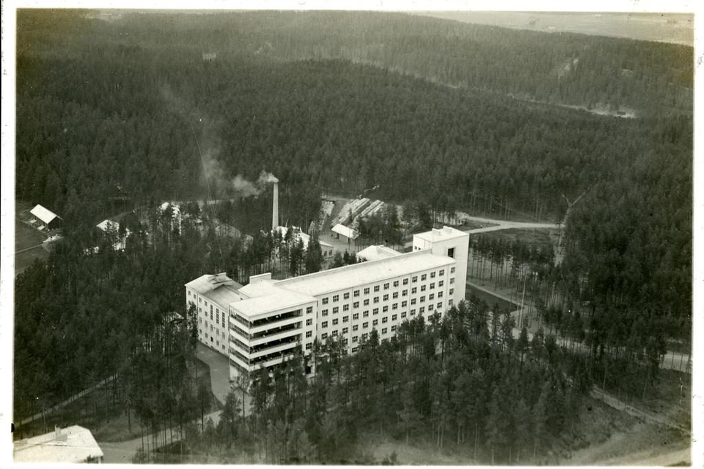 1932 Parantola-alue1930-luvulla pian valmistumisensa jälkeen. Kuva Hämeenlinnan kaupunginmuseo.