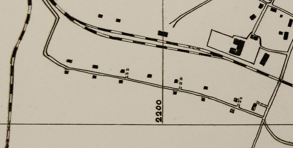 LIITE: Outolamminkadun rakennukset 1940-luvun alussa Kartta on osa laajempaa