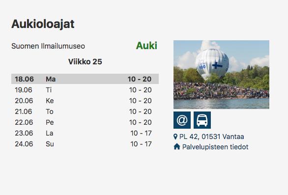 Aukioloajat-upokkeen käyttöönotto omassa näkymässä Aukioloajat, sekä organisaatiotiedot museoille voi ottaa käyttöön omassa näkymässä seuraavalla tavalla: -Ensin kirjaudutaan sisään