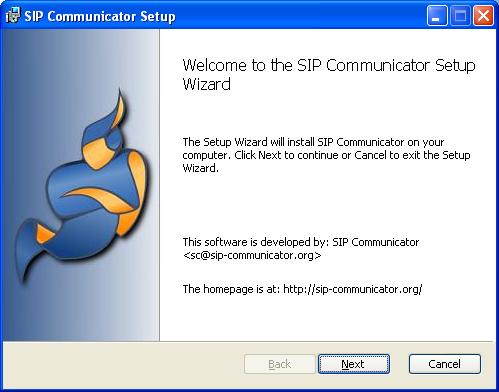 LIITE 2 1(3) SIP Communicatorin asennusohje Windows XP:lle 1.