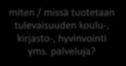 hyvinvointi yms. palveluja?