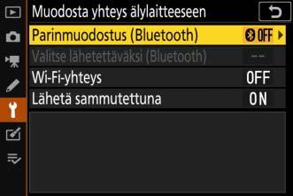 Muodosta yhteys älylaitteeseen Liitä älypuhelimiin tai tabletteihin (älylaitteet) Bluetooth- tai Wi-Fi-yhteyden avulla.