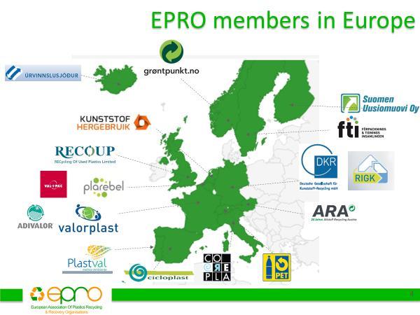 Euroopassa monta erilaista keräys- ja kierrätysjärjestelmää Pohjoismaat: FI, SVE, NO samanlaiset DK, ei tuottajavastuuta mutta pakkausvero Belgia ja Ranska: Kerätty vain kovia pakkauksia -> laajenee
