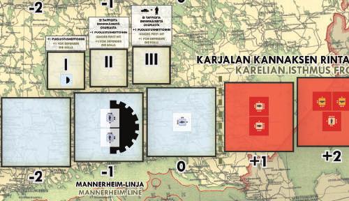 Mikäli panssarijoukko on alueella, jossa se ei toimi panssarina (Laatokan Karjalassa, Suomussalmella ja Mannerheim-linjalla, mikäli sen valmiusaste on riittävän suuri), se osuu, jos tulos on 6.