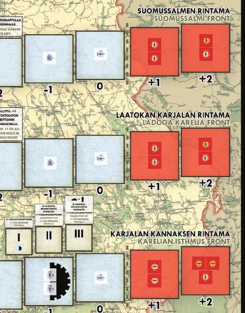 4.4. LISÄJOUKO 4.6. INERVENIOHEIO Lisäjoukkoja tulee peliin vain pelaamalla kortteja, joissa käsketään sijoittamaan uusia yksiköitä laudalle.