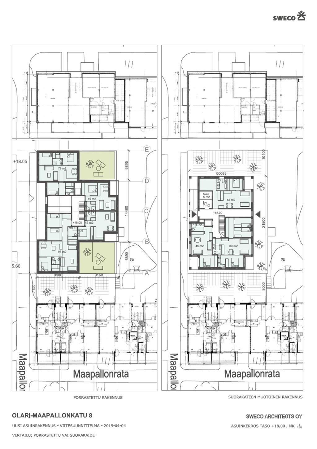 s. 10 / 12 Otteita viitesuunnitelmasta Sweco Architects 4.
