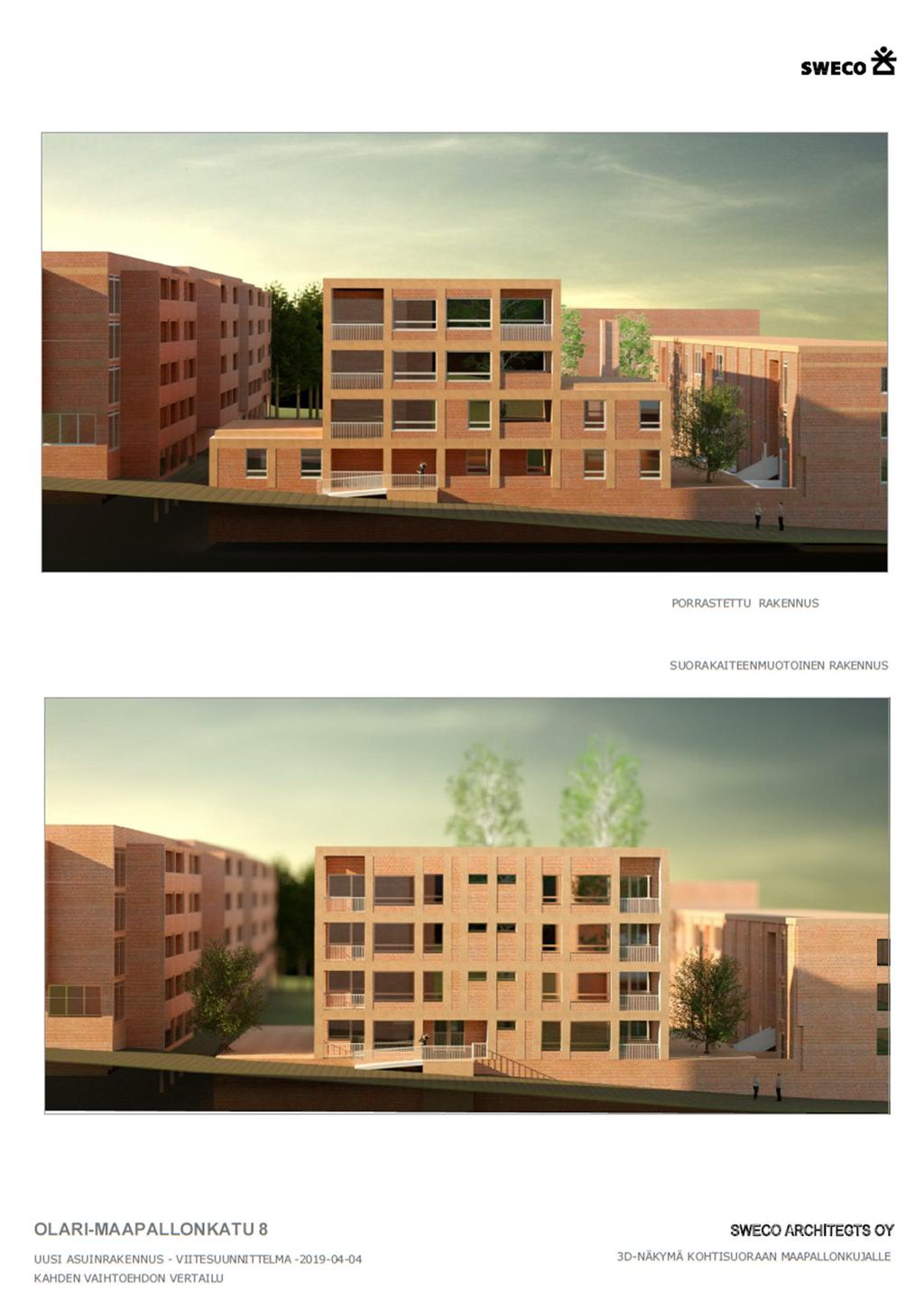 s. 8 / 12 Otteita viitesuunnitelmasta Sweco Architects 4.4.2019.