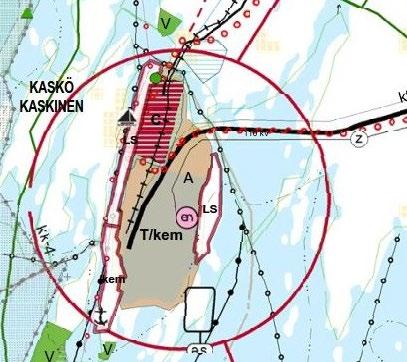 KASKINEN IX KAUPUNGINOSAN ASEMAKAAVAN MUUTOS JA LAAJENNUS, KORTTELI 74, KOULUN ALUE 2 3.2 Maakuntakaava Landskapsplan Kaskisten kaupunki kuuluu Pohjanmaan liiton toiminta-alueeseen.