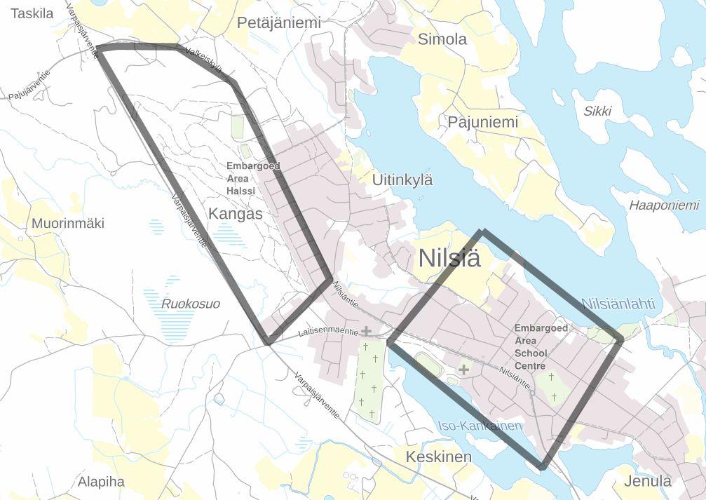 Lähtö ja maali sijaitsevat 10 km sisällä lentokeskuksesta luoteeseen. Kilpailukeskus: Huuhkajantie 18, Lapinlahti ( 63 25'57.0"N 28 05'03.