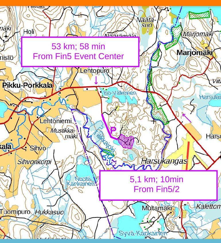1. Osakilpailu Huuhkajantie 18, Lapinlahti (63 25'57.0"N 28 05'03.2"E).