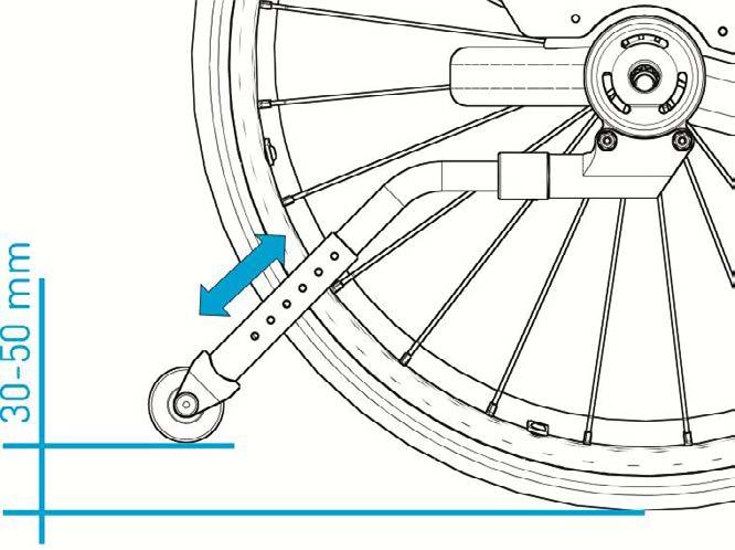 Lisävarusteet Lisävarusteet Pyörätuolinne on rakenneperiaatteeltaan modulaarinen siten, että yksittäisten lisävarusteosien liittäminen pyörätuoliin on myös jälkikäteen mahdollista.