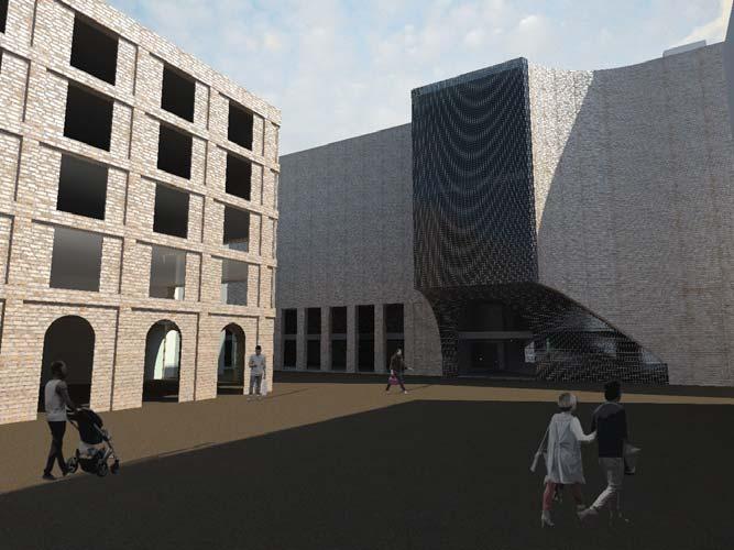 ROSKAT Museo Atrium 2 ETUH 18 m2 +3.88 17 Perus ap 22 m2 Ravintola LUISKA PORRASK.