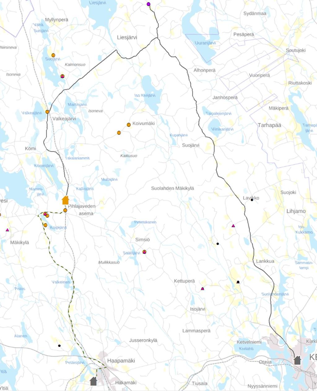 VE: MUUTOKSET KOULUMATKAAN JA MATKA-AIKAAN Matka-aika Keuruulle: 34 min Pihlajavedelle: 8 min 5.-luokkalainen Voidaan hyödyntää 4.