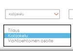 Tilauksen vahvistaminen Lisää oma tilausviitteesi Lisää toimitussohjeet tarvittaessa Pesukonekauppa Pesukonekatu 1 PESULA 00000 FIN Voit valita toimitetaanko koko tilaus kerralla vai osissa jos ei