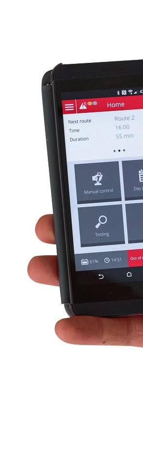 -sovellusta Bluetooth-yhteyden avulla.