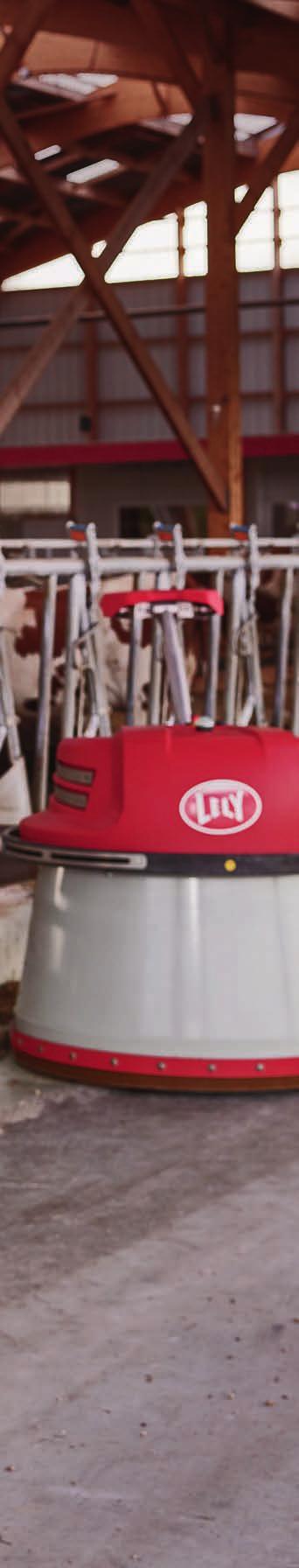 LELY JUNO 5 Rehunsiirrosta on paljon hyötyä sekä maidontuottajalle että lehmille Automaattisen rehunsiirron edut Rehua jatkuvasti saatavilla Kaikki lehmät, myös hierarkiassa alempana olevat, saavat