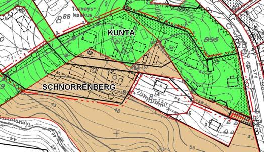 3.14 Maanomistus Alue on lähes kokonaan Pukkilan kunnan sekä yhden yksityisen (Schnorrenberg) omistuksessa. Maanomistus 3.