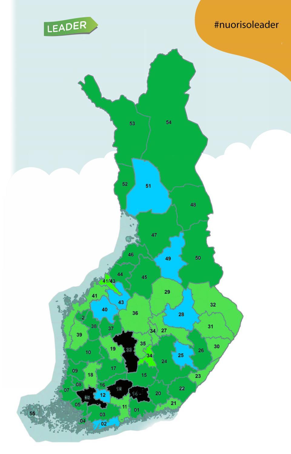 Nuoriso-Leader kysely kevät 2019 50 ryhmää vastasi kyselyyn 27 ryhmällä on Nuoriso-Leader-toimintaa 15 ryhmällä muuta erityisesti nuorille suunnattua 8 ei toimintaa, mutta kiinnostaa kyllä 4 ryhmää