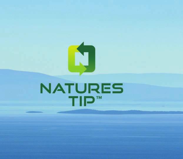 Valmistettu biopohjaisesta polyeteenistä (PE) NATURES TIP kertakäyttöinen ilma- ja vesiruiskun kärki > 100 %
