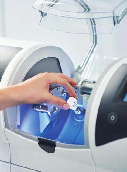 laboratorioon PrimeScanilla tai Omnicamilla kuvatut työt on helppo valmistaa ja jyrsiä omalla vastaanotollasi tai