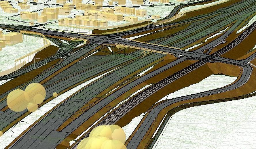 58 Kuva 10. Näkymä esimerkkiprojektin tietomallista. Erot tietomallipohjaisessa suunnittelussa eri tekniikkalajien välillä ovat näkyneet myös esimerkkiprojektissa.