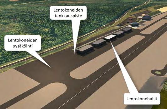 Ympäristövaikutusten arviointiselostus 10.5.2019 11 (104) 4 Hankkeen toiminnanajan kuvaus 4.1 Lentokenttätoimintojen kuvaus Lentopaikkaa käytetään yleisilmailun kenttänä.