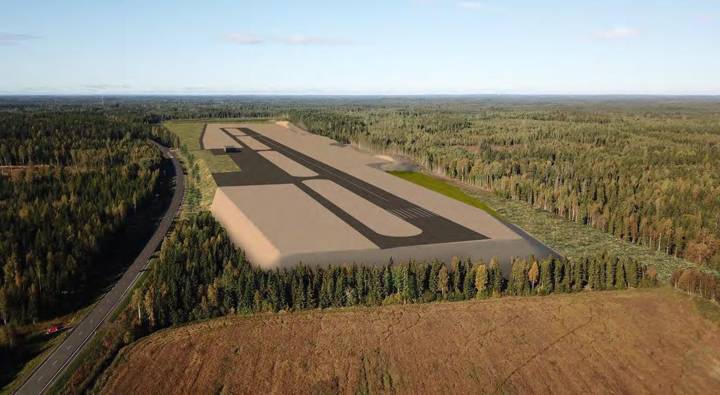 Ympäristövaikutusten arviointiselostus 10.5.2019 30 (104) Kuva 6.17. Vaihtoehdon 3 havainnekuva länteen.