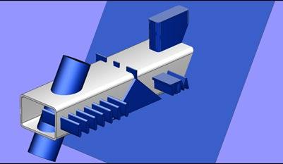 Ohjelmisto koostuu kolmesta moduulista: 3D-Designer Teknologian luonti Tuotannonhallinta Teknologian luonti Työkappaleen suunnittelun jälkeen ohjelmisto luo automaattisesti soveltuvan