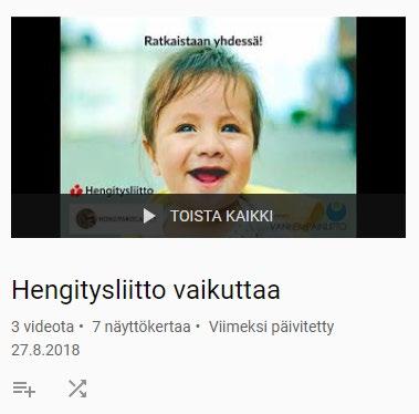 Jaottelimme hengitysterveyden edistämistä, hengityssairauden omahoitoa,