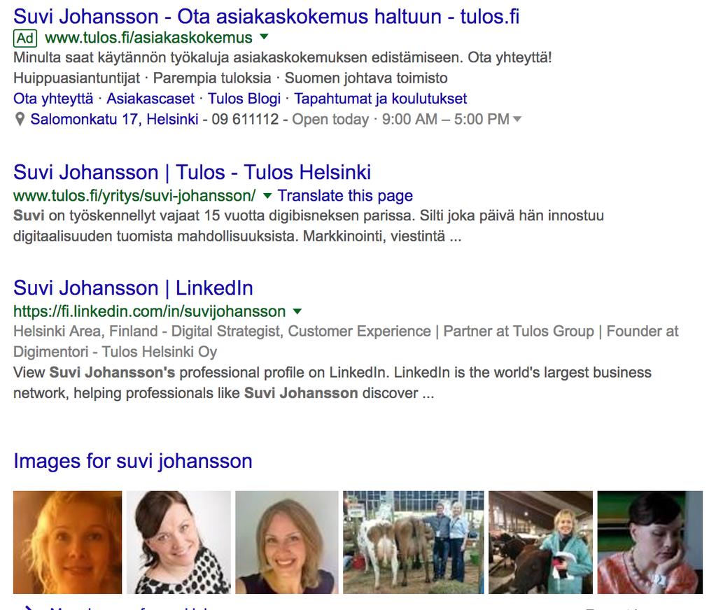 lähettiläs @SuviJohansson