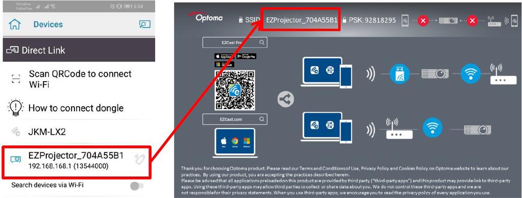 Avaa EZCastPro APP 3.