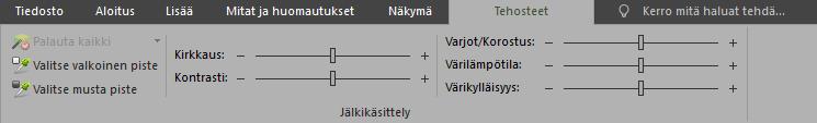 14 ALOITUS välilehdellä on valikoima erilaisia työkaluja ja toimintoja. Esimerkiksi Oletusmallin valinta, Mittatyökalu, Tarjouslaskenta.