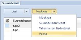 25 Valitse Poista Muokkaa pudotusvalikosta.