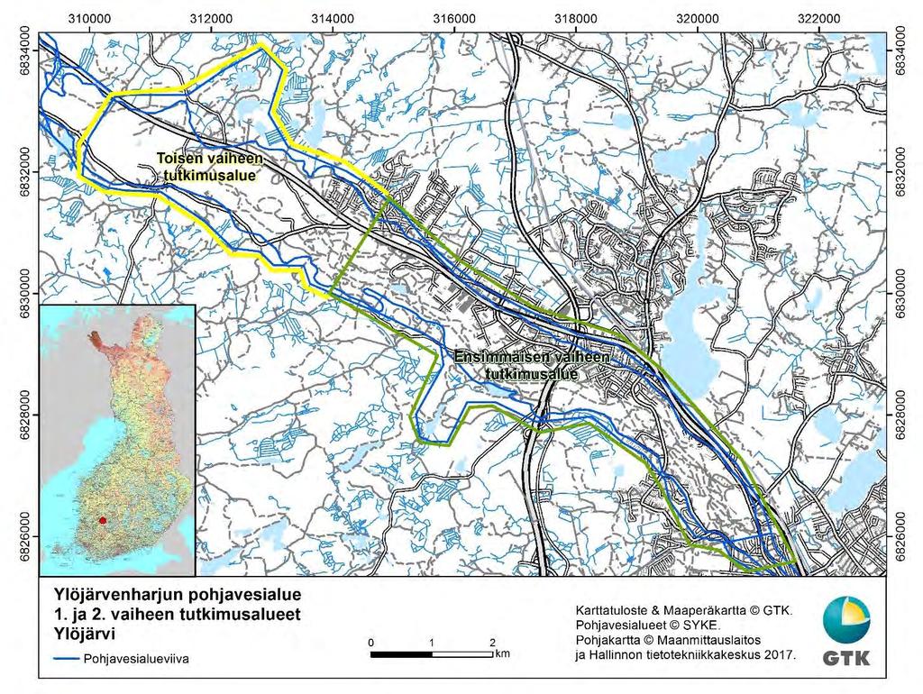 GEOLOGIAN TUTKIMUSKESKUS Geologinen rakenneselvitys 1 1 JOHDANTO 1.