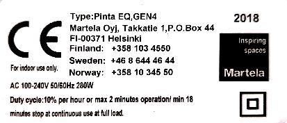 1.2 User information This column system is rated for commercial use only and is rated for a maximum load of 120 kg (265 pounds)