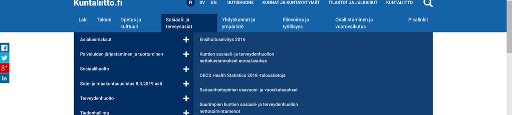 Raporttien saatavuus Suomen Kuntaliitto ry:n