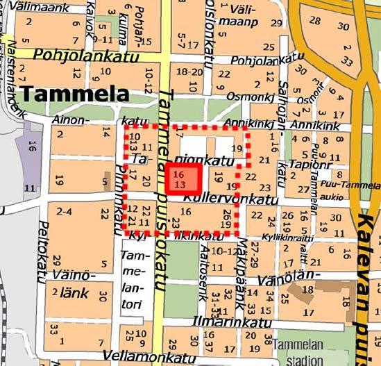 1. JOHDANTO Tämä meluselvitys liittyy Tampereen kaupungin Tammelan (XV) kaupunginosan asemakaavatyöhön. Selvitys on tehty yhteisenä kahteen otsikossa nimettyyn kaavaan liittyen.