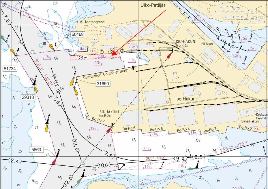 Kuva viitteeksi, karttaotteet ei merikartan mittakaavassa / Bild för referens, kortutdrag inte i sjökortets skala / Image for reference, chart extracts not to scale of chart ( FTA, Turku/Åbo 2017 )