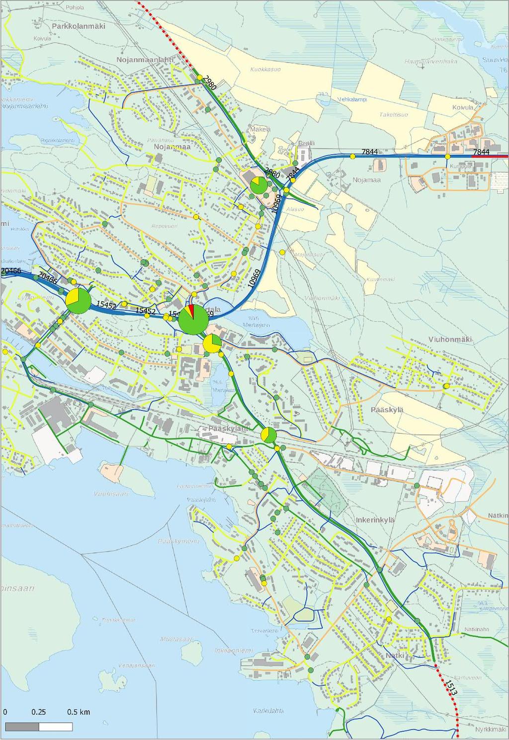 Savonlinna Onnettomuudet ja kasaumat 2013-2017 Kuolemaan johtanut onnettomuus Loukkaantumiseen johtanut onnettomuus Omaisuusvahinkoon