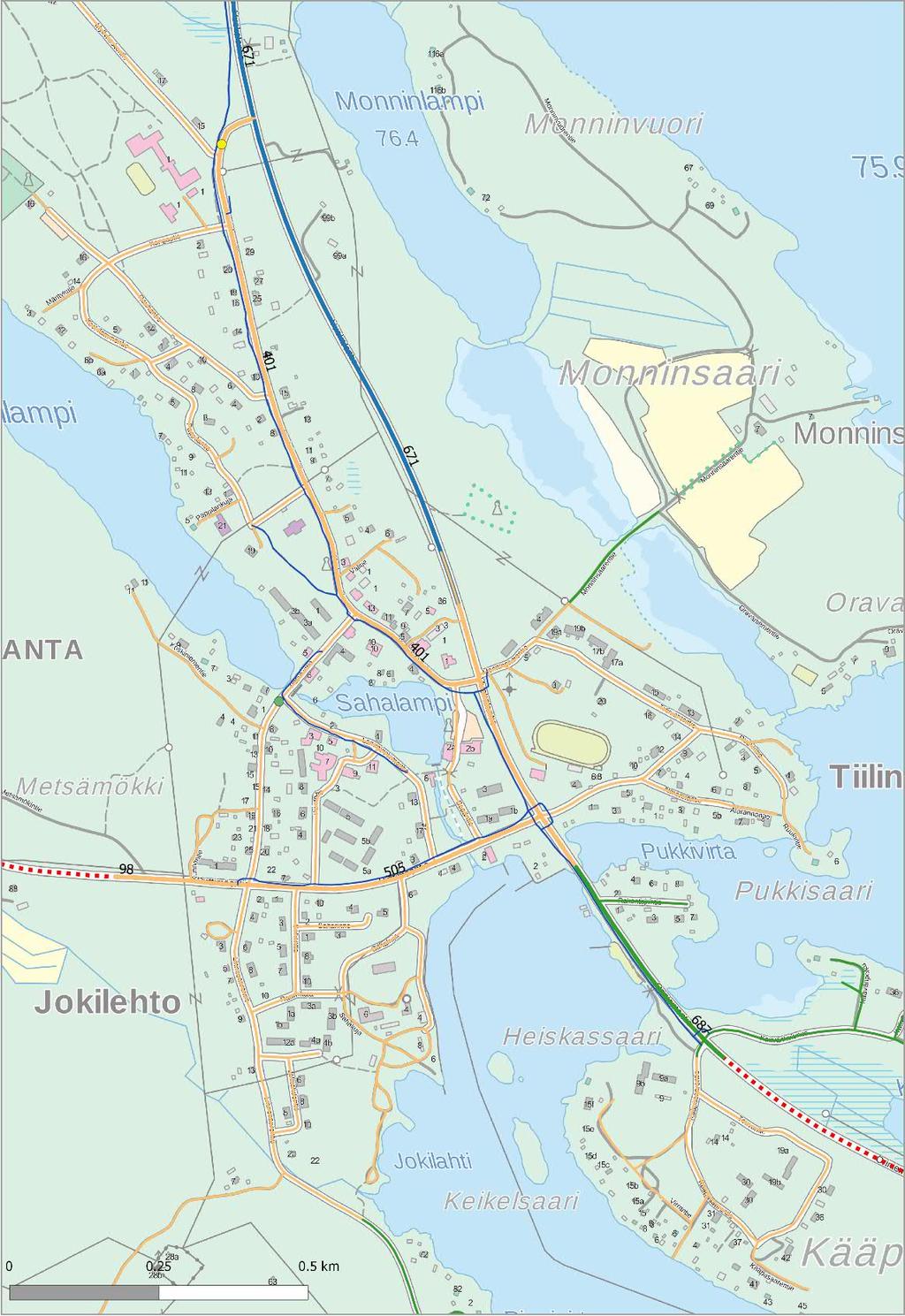 Savonlinna (Savonranta) Onnettomuudet ja kasaumat 2013-2017 Kuolemaan johtanut onnettomuus Loukkaantumiseen johtanut onnettomuus