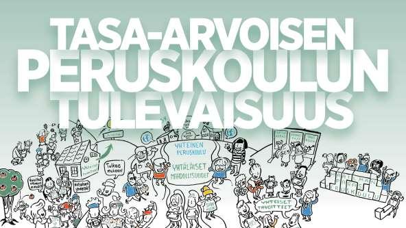 Tasa-arvoisen peruskoulun tulevaisuus Peruskoulufoorumi (2016) kokosi perusopetuksen toimijat ja yhteistyötahot yhteiseen visiointiin peruskoulun tulevaisuudesta.