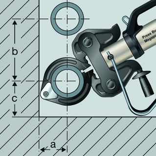 3.4 Tilantarve ja etäisyydet Vähimmäisetäisyyden hitsaussaumoihin ja mutkakohtiin tulee olla 3 x D, kuitenkin vähintään 100 mm.