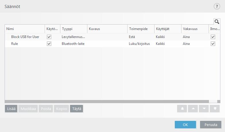 Web-kameran suojaus Kun otat Integroi järjestelmään -asetuksen käyttöön sen vieressä olevasta kytkimestä, tuotteessa ESET Internet Security oleva Web-kameran suojaus -toiminto aktivoidaan.