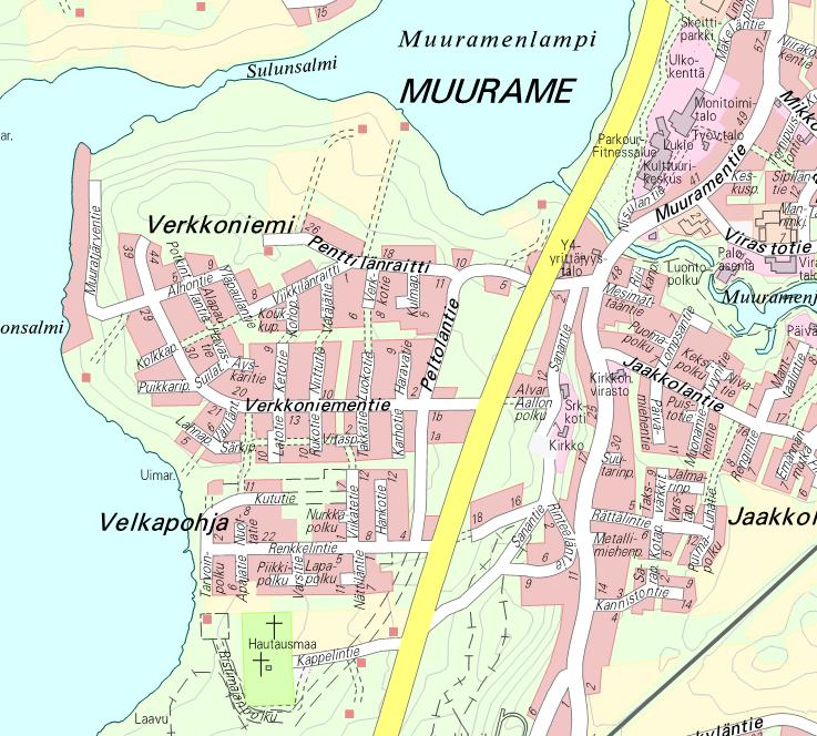 Osallistumis- ja arviointisuunnitelma (OAS) 2(8) 1. Suunnitelman nimi ja suunnittelualue Suunnittelualue sijaitsee Velkapohjassa noin 1, 7 km keskustasta lounaaseen.